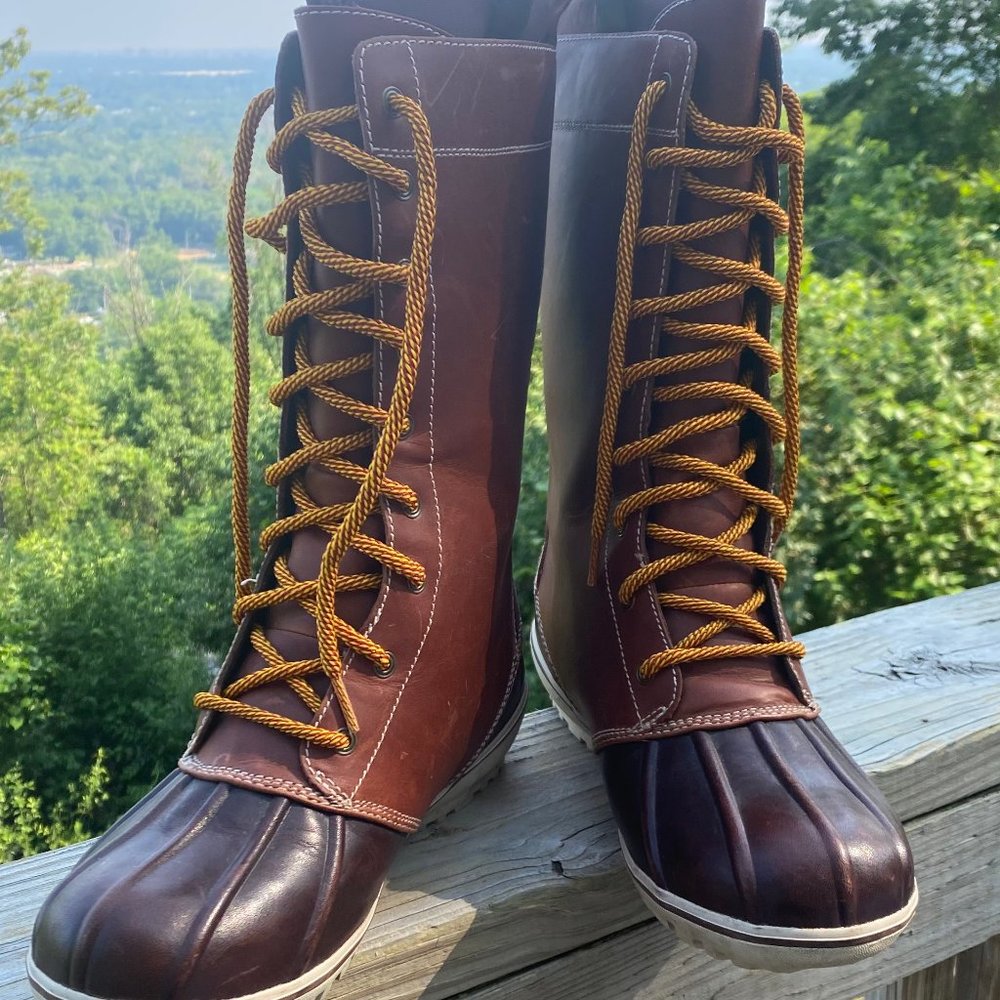 LL Bean Women's Lace-Up All-Weather Boots - 8M